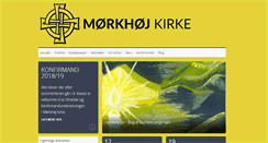 Desktop Screenshot of moerkhoej-kirke.dk